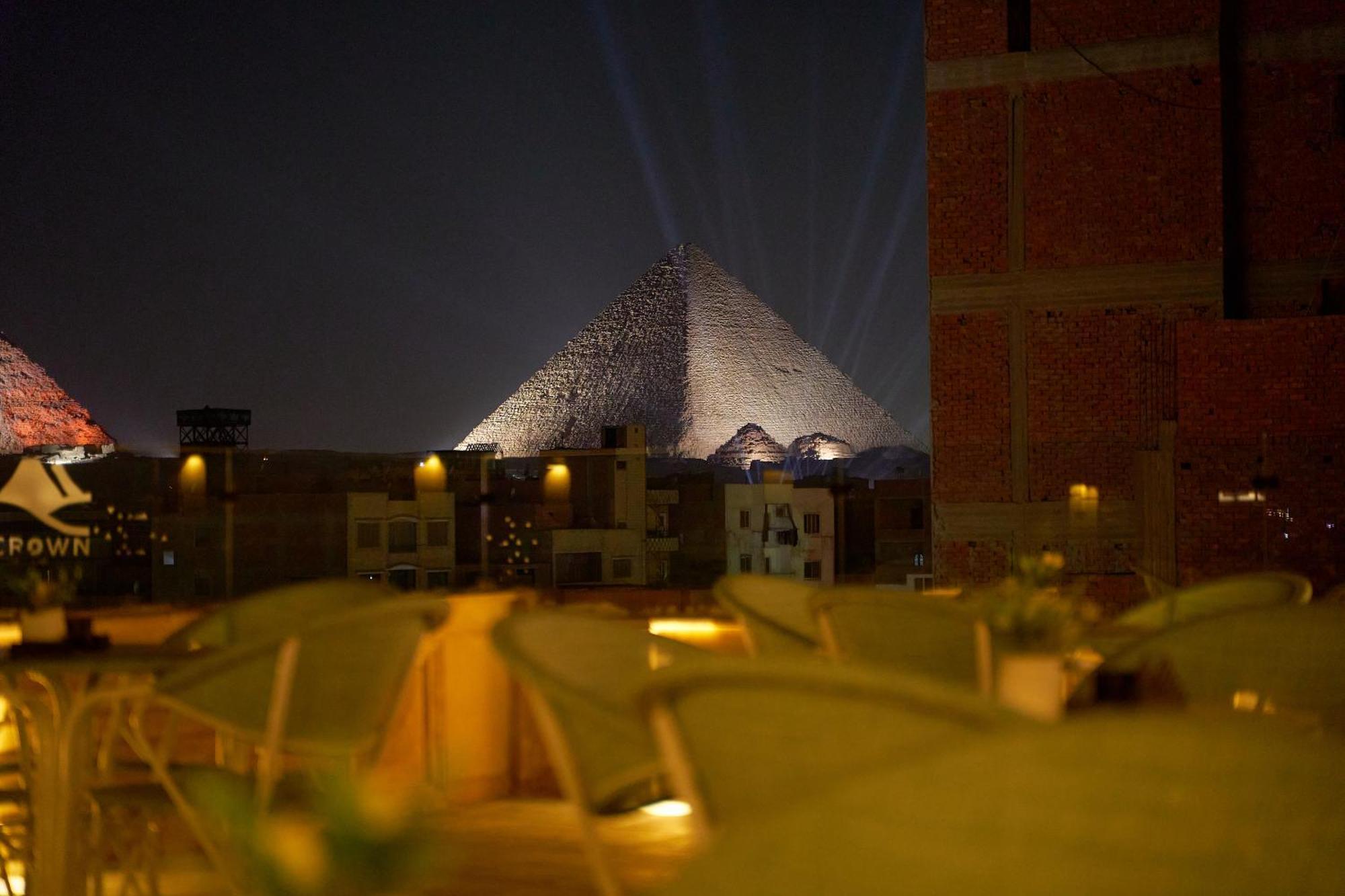 Crown Pyramids View Hotel Giza Exterior foto