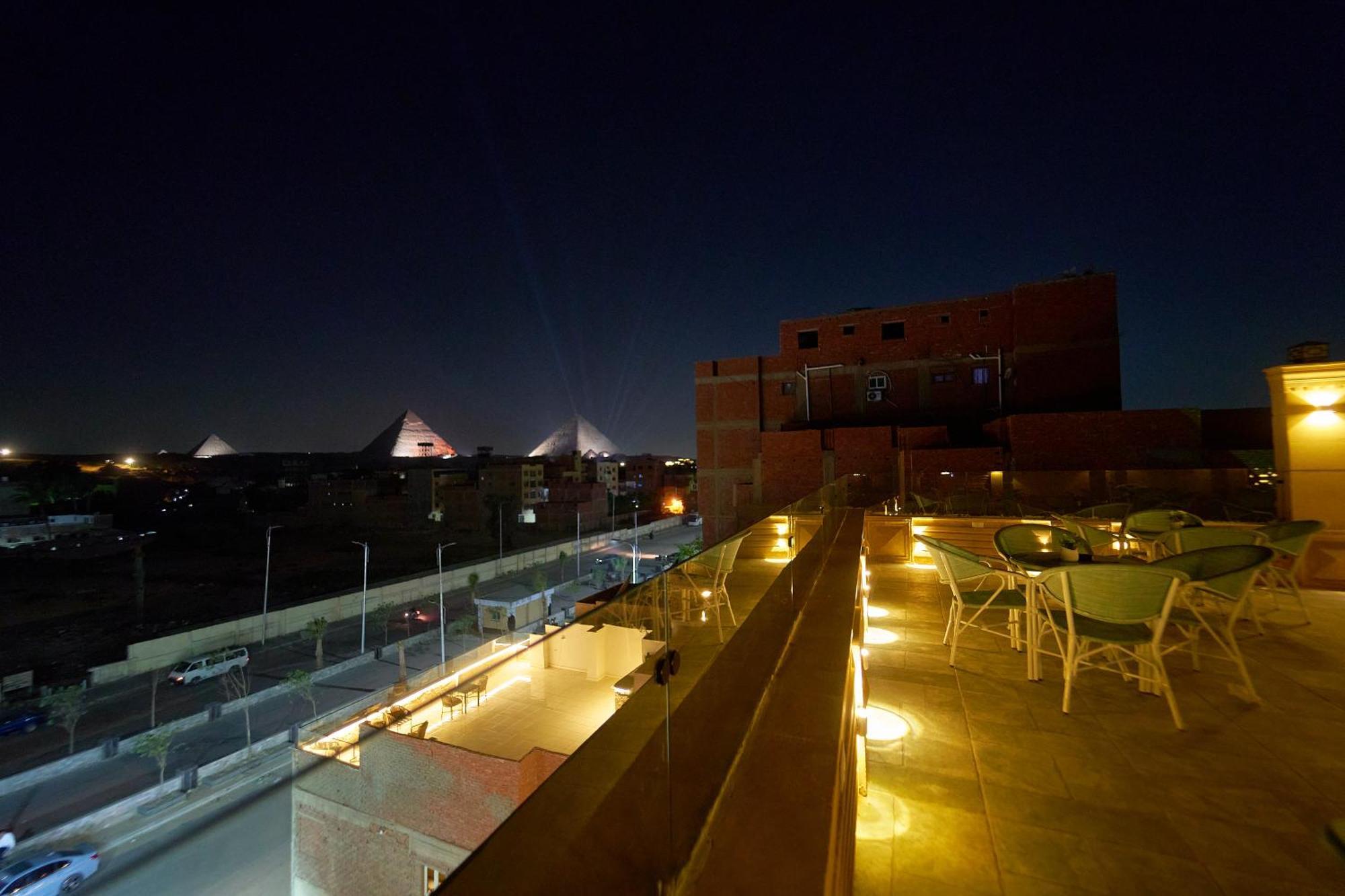 Crown Pyramids View Hotel Giza Exterior foto