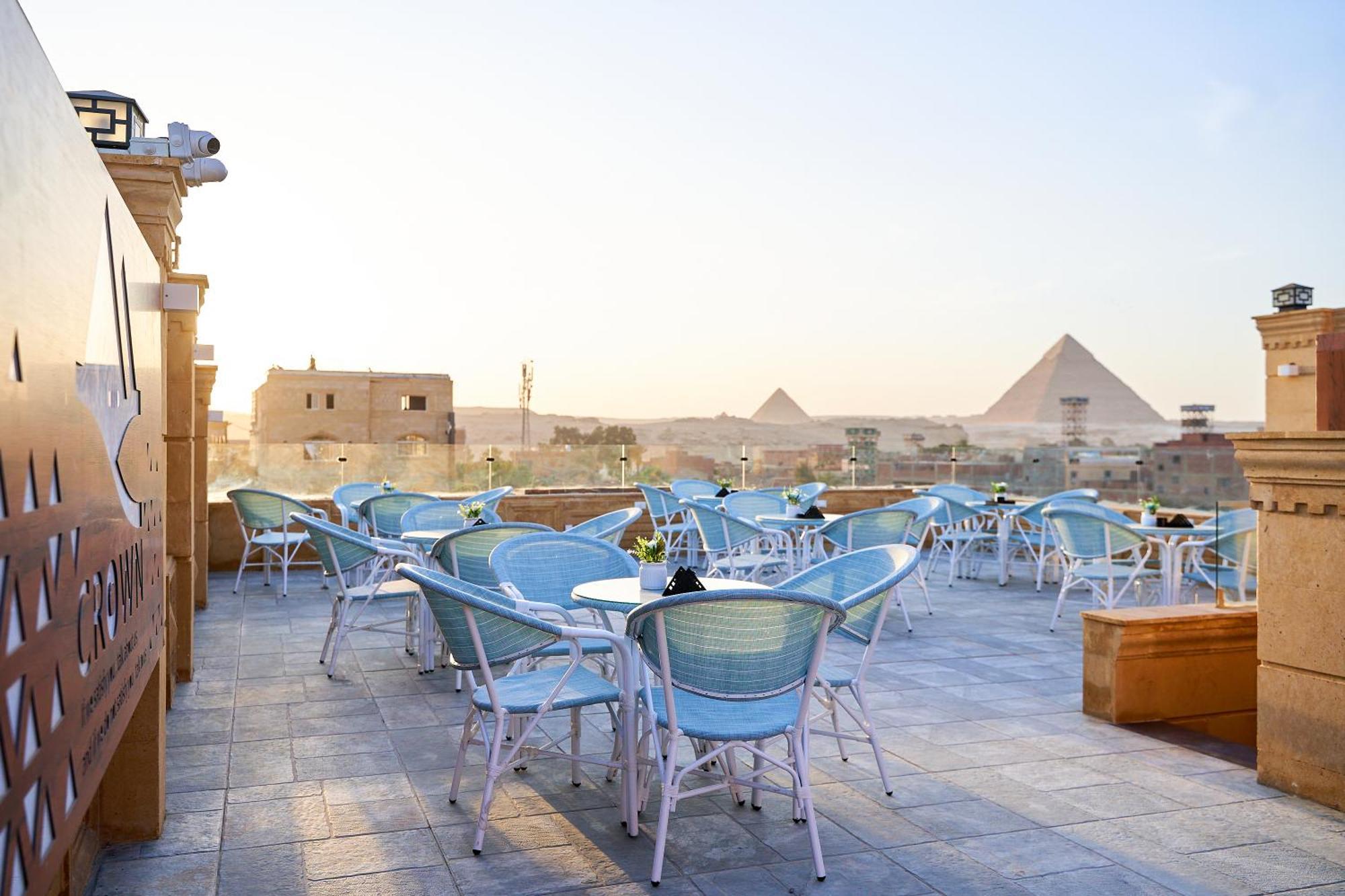 Crown Pyramids View Hotel Giza Exterior foto